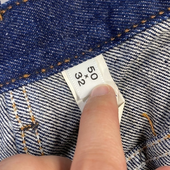 Vintage Dickies Branders Straight Leg Dark Wash Jeans 50x32 NWT - Picture 10 of 12